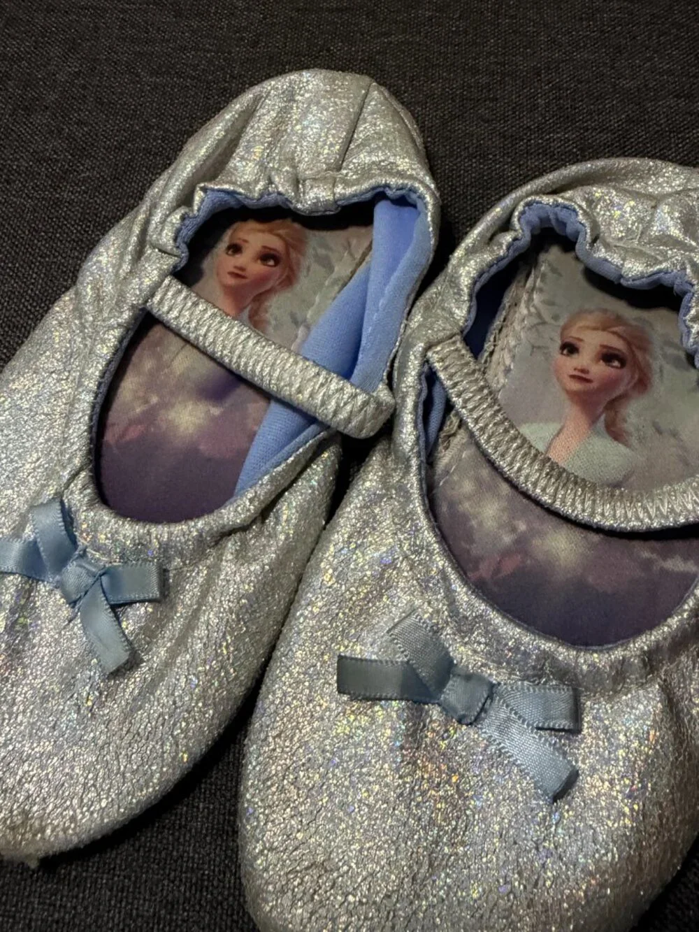 Toddler Disney Frozen Elsa Ballet Flats, Size 10–11.5